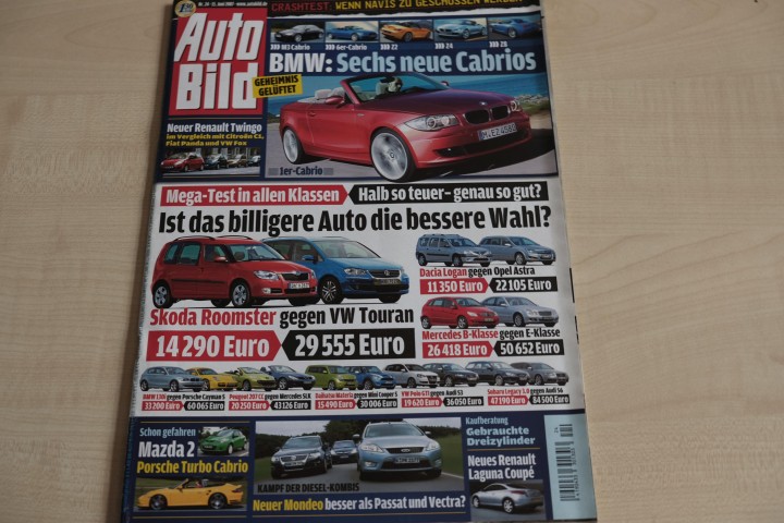 Deckblatt Auto Bild (24/2007)